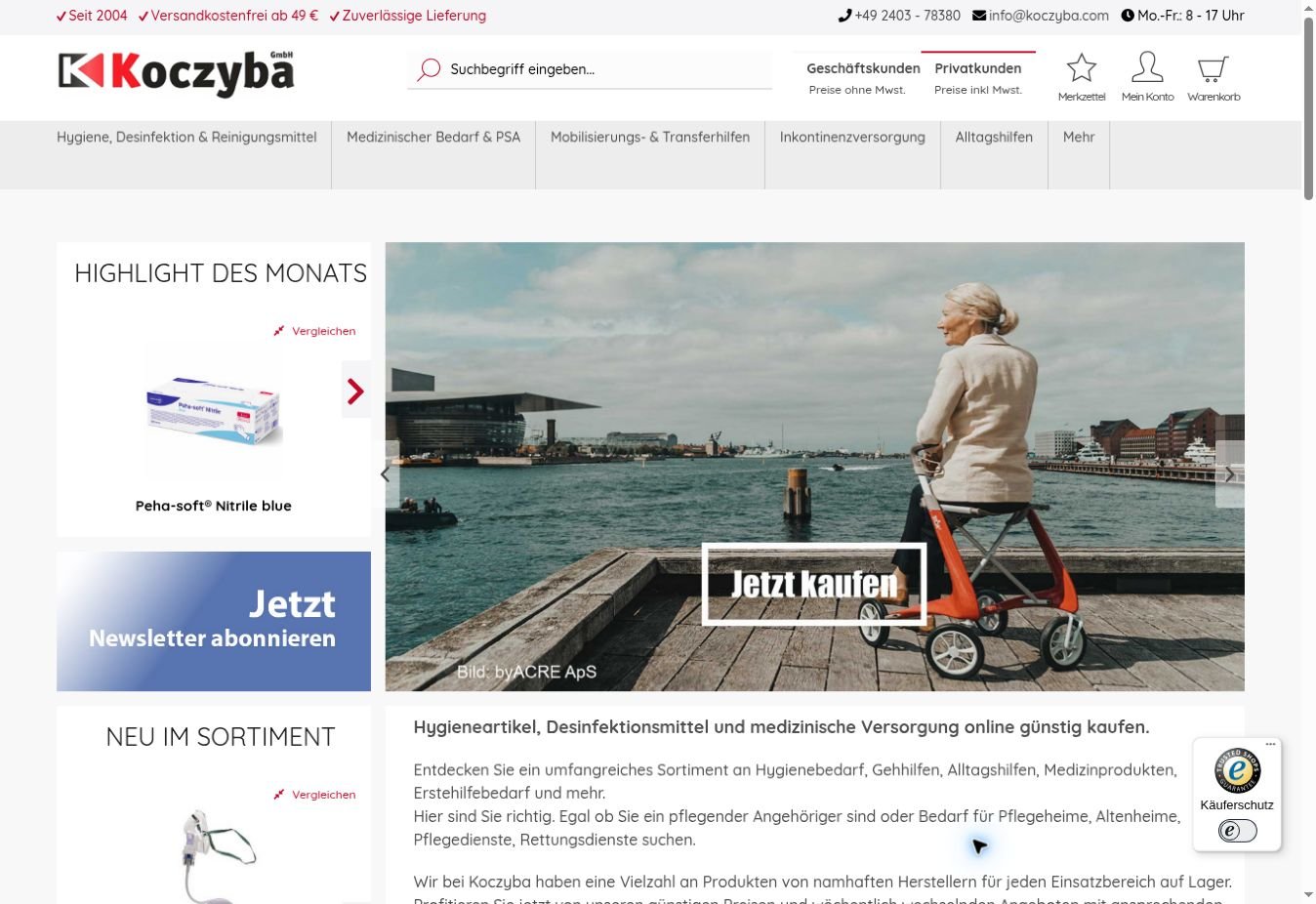 Originalansicht von koczyba.com